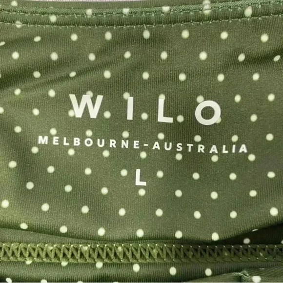 🆕WILO Contour Polka Dot Striped Padded Sports Bra/Top L🆕 - Picture 7 of 10